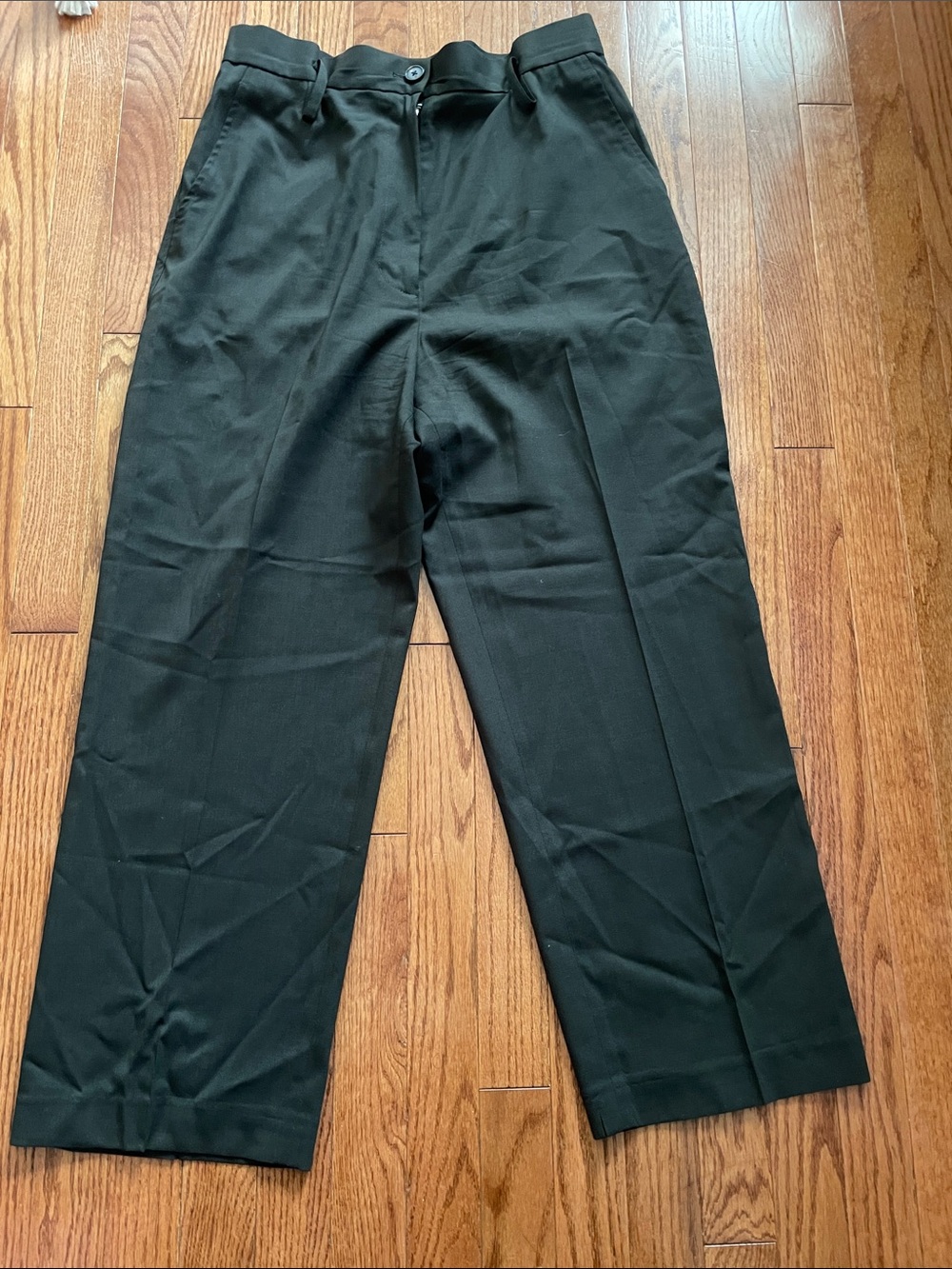 3.1 Phillip Lim High Rise Dark Gray Virgin Wool Trousers Sz 6